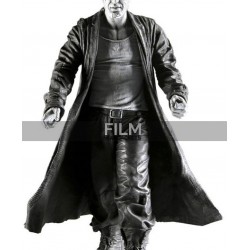 Marv Sin City Mickey Rourke Black Leather Trench Coat